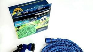Semprotan selang fleksibel elastis magic hose 15 M selang taman mobil