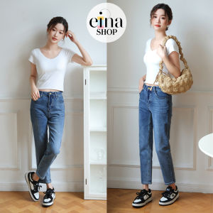 Einashop Allegra Straight Cropped Jeans SG Ship