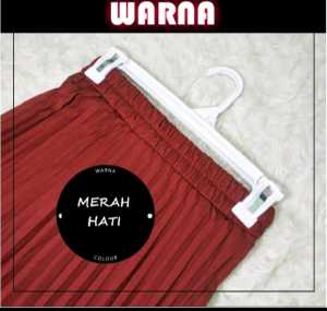 ROK PLISKET REMPEL BESAR /ROK PANJANG MUSLIM BAHAN HYGET PREMIUM GRADE A