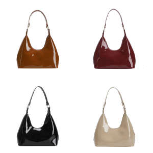 Phụ nữ thời trang túi đeo vai bằng da PU với dung tích lớn nách Ví Satchel cho công việc và xã hội tụ họp