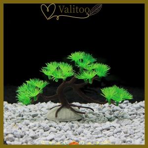 [Valitoo] Fish Tank Decoration Ornaments Simulated Pine Trees Plants Decorations Creative Landscaping Craft ornaments Plastic Water Plants Flowers Trees Accessories