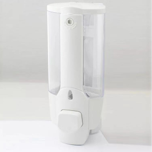 Money comes เครื่องจ่ายสบู่เหลวแบบกด  เครื่องจ่ายสบู่แชมพู  พร้อมกุญแจ แบบติดผนัง