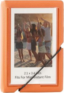 Polaroid 2x3 Wallet Photo Album Book For 3 Inch Fujifilm Instax12 11 9 99 8 7+ 40 EVO Camera Film HP Sprocket K-pop Photocards (Antique Violet)