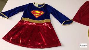 superhero costume kids Costume Baby Clothes Fancy Girls Dress Superhero Supergirl Cosplay Superman Halloween Party Clothing