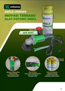 Mesin Gerinda Tangan MITOMA 4 Angle Grinder Gurinda 4 Inch