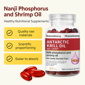 【Genuine】 Antarctic Deep Sea Krill Oil Gel  Natural Shrimp Oil Gel  Anti-oxidation And Anti-agin Healthy Nutritional Supplement Foods
