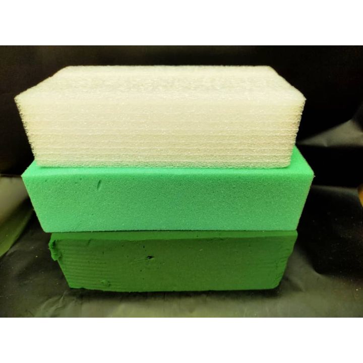 [READY STOCK Dry Floral Foam Dry Sponge Dry Flower Wet Foam Dry Span