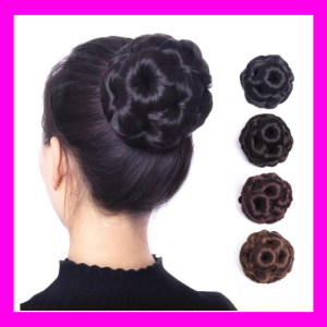 Búi tóc giả trung niên Búi hoa đính đá Búi tóc quý bà - HÀNG CAO CẤP