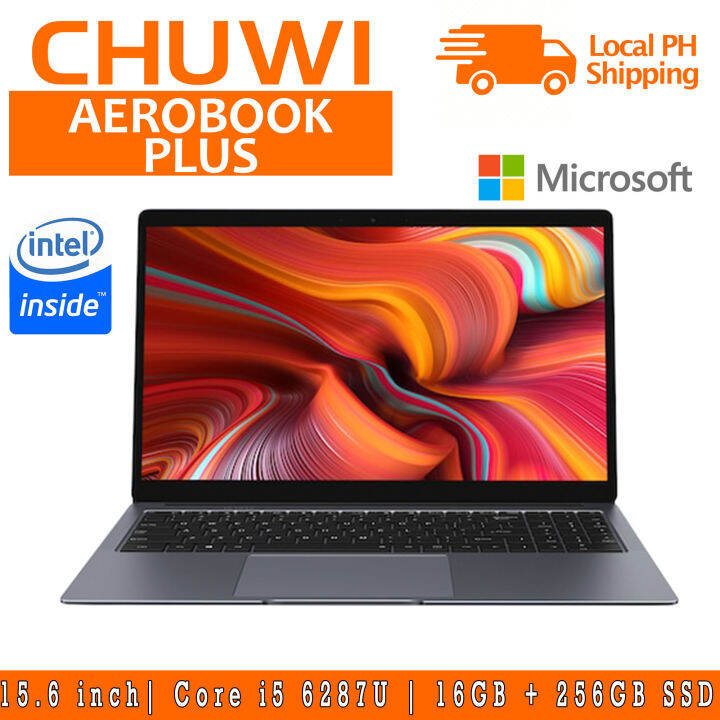 New) CHUWI AeroBook Plus Laptop / 15.6 Inch / 16GB RAM+256GB SSD / Intel  Core i5 6287U / Borderless Backlit Keyboard / Genuine Windows 10 / Dual  Band WiFi | Lazada PH