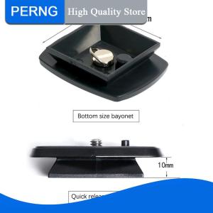 [PERNG] Tehe Release Plate Camera Tripod Ball Head Quick Release Plate Replacement SLR Camera PTZ Quick Release Plate Photography Accessories Applicable To Yunteng 668 888