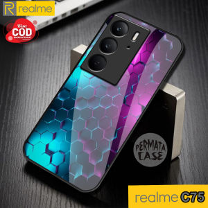 Softcase Glass Acrillik Glossy Mewah dan Elegan Motif lucu for RE*LME C75 TERBARU | PR-232 Type RE*LME All Brand All Type dan Type lainnya tulis di chat ya guyss