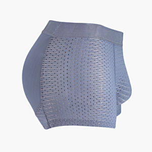 【COD/Pengiriman 24 Jam】M-2XL Celana Dalam Pria 3d Butt Lifter Artefak Bokong Bersudut Datar Bokong Bantalan Spons Tebal Bokong Palsu Bokong Montok Persik Mens Antibacterial Butt Lifting Underwear Bahan Lateks Antibakteri