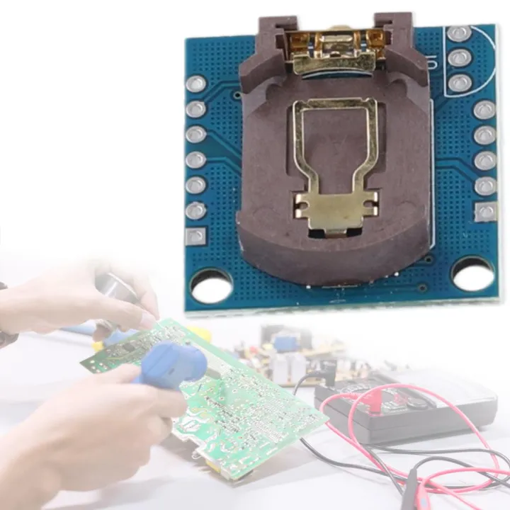DS1307%20AT24C32%20RTC%20Board%20I2C%20Real%20Time%20Clock%20Module%20Memory%20Board%20High%20Precision%20Clock%20Module%20for%20AVR%20ARM%20PIC%20-%20Image%206
