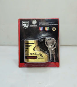 Ổ khóa đĩa thắng xe máy / moto Lead Disk Lock chống trộm có 2 chìa