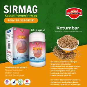 Kapsul Sirmag 60 Kapsul Pengusir Maag dari Ath Thoifah
