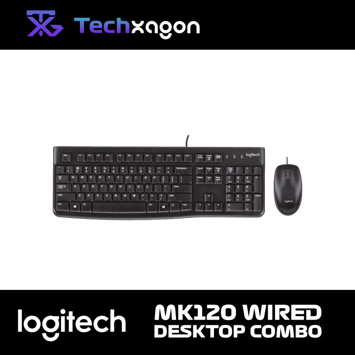 LOGITECH MK120 DESKTOP KEYBOARD & MOUSE COMBO | Lazada