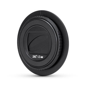 JJC Automatic Lens Cap For for Panasonic Lumix S 26mm f/8 Lens (Leica L) S-R26 LensOpen Counterclockwise and Close Clockwise