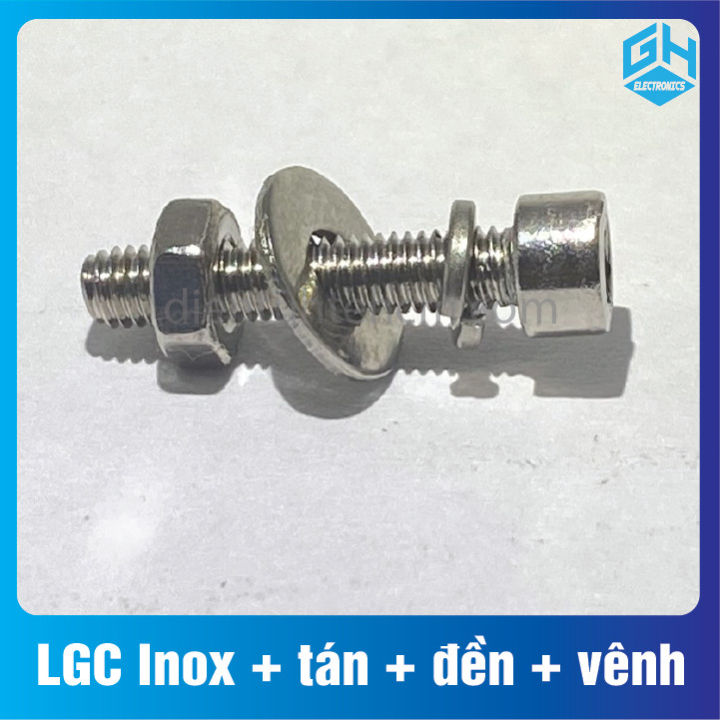 COMBO 5 con M4, M5, M6 ,M8 Ốc lục giác chìm Inox (Bulong lục giác) kèm ...