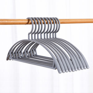 Wide Shoulder Seamless Drying Hanger / Rack Plastic Anti-Slip Multifunctional Household Clothes Support/Fireheart