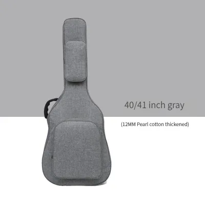 Thickened Acoustic Guitar Bag 40/41inch Guitar Backpack Double Shoulder With Handle Waterproof Oxford Fabric 12mm Pearl Cotton Guitar Accessories