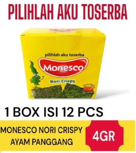 Monesco Nori Crisy Ayam Panggang - ( HARGA 1 BOX )