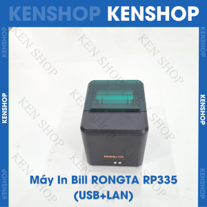 Máy in nhiệt Rongta PR335UL (USB + LAN) PR33U (USB) in Bill không dây từ điện thoại & máy tính PC dùng giấy 80mm có cắt giấy tự động Máy in hóa đơn K80 Máy in Bill