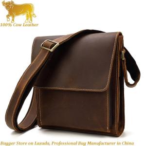 Royal Bagger Túi Đeo Vai Chống Nước Bằng Da Bò Thật Dành Cho Nam Trai Túi Đưa Thư Nam Sinh Viên Dung Tích Lớn Đa Năng Thường Ngày Túi Xách Ngoài Trời Công Sở Thời Trang