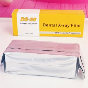 100pcs Dental X-RAY Film Intraoral Periapical D-Speed DS-58 Adult Size 2 oral film material