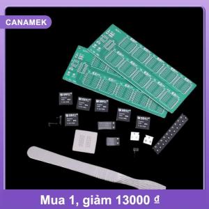 【CANAMEK】 BGA Chip Hàn thực hành bảng Kit thập phân chảy đèn giảng dạy thực tế đào tạo Hàn thực hành các bộ phận lỏng lẻo