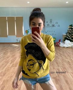 Atasan rajut import gambar wajah realpict