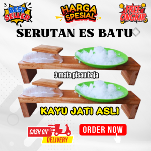 LAGI PROMO Serutan Es Batu Bahan Kayu Pasrahan Gosrok Manual Mesin Serut Ice Crusher Serutan Es Kepal Milo Tradisional Rajang Jualan Serut Pasah Pasrah ES BATU