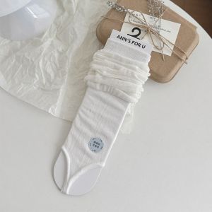 1 Pair Ballet Style Foot Stepping Women Calf Socks Solid Color Thin Leg Warmers Sunscreen Breathable Leg Cover Summer H260729