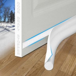 Door Draft Stopper Adjustable Door Draft Blocker Reduce Cold Air Light Odor Soundproof Door Blocker for Bottom of Door