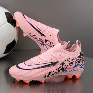 Childrens football shoes TF Turf soccer for teenagers and students AG Mens long spike training sneakers