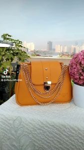 ALFAZA Tas Selempang Wanita Tali Rantai Mewah 3 In 1