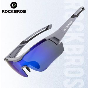 ROCKBROS เฉดสีโพลาไรซ์สําหรับชายกีฬาแว่นตาขี่จักรยานแว่นตาจักรยานเสือภูเขาผู้หญิงแว่นตากันแดดกลางแจ้งแว่นตาขี่จักรยานแว่นตาแว่นตา
