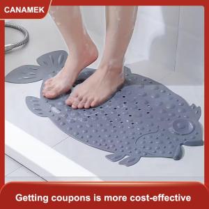 【CANAMEK 】 Bathroom Anti-slip Mat Shower Room Foot Rubbing Dead Skin Massage Foot Mat Home Bathroom Bath Suction Cup Floor Mat