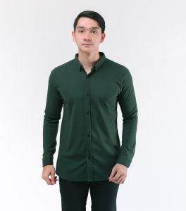 Kemeja Hitam Pria Formal Lengan Panjang Slim Fit Anti Kusut Nyaman dan Lembut - Stylelaki LAPIQUE