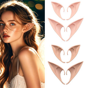 [haoh] หูฟังเอลฟ์แบบสั้นและยาวสำหรับคอสเพลย์หูน่ารักและอุปกรณ์เปลี่ยนหูที่เป็นธรรม