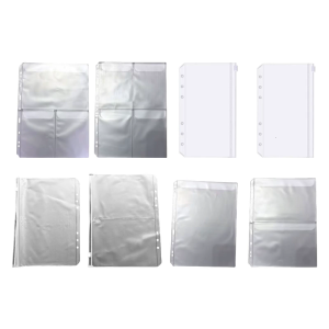 6 Hole Punched Pocket 6 Holes Budget Envelope Clear Money Bag Folder Inserts Loose Leaf Bag Document Filing Pouches