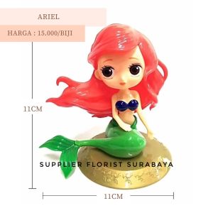 SFS - DISNEY PRINCESS HIASAN KUE TART CAKE TOPPER DEKORASI KUE ULANG TAHUN ANAK FIGUR PRINCESS ARIEL ELSA ANNA BELLE SNOWWHITE
