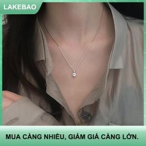 【LAKEBAO】 Bóng nước thả hình Vòng cổ cho phụ nữ Zircon nước thả Mặt dây chuyền xương đòn Chuỗi vòng cổ Ngày Valentine Quà tặng đám cưới bên đồ trang sức