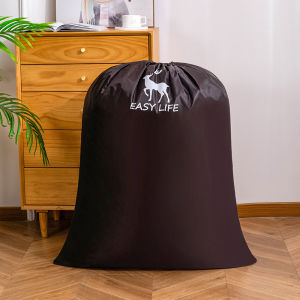 Oversized Clothes Storage Bag Large Capacity Sundries Dust-Proof Bag Locking Drawstring Closure