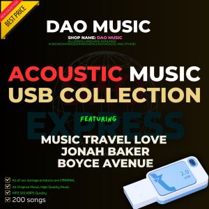 ACOUSTIC MUSIC COLLECTION | USB Flash Drive with Song Music | MP3 320 KBPS HIGH QUALITY MUSIC | ROADTRIP MUSIC
