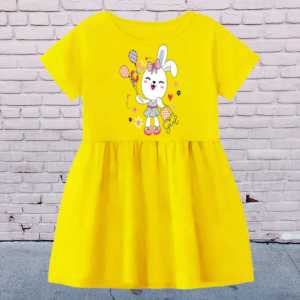 Daster anak perempuan usia 1-8 tahun lengan pendek cute girl