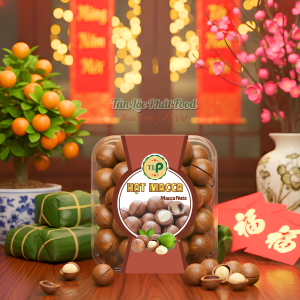 Hạt Macca Nứt Vỏ Tân Lộc Phát Hộp 500g [HỘP TẾT]