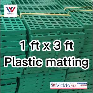 Viddavet 10pcs 1x3 Plastic Mattings Black for pigs and dogs plastic matting size 1x3 heavy duty[Fast Shipping]