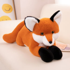 Mới sống động như thật Nằm xuống Fox Đồ chơi sang trọng Mềm mại Nhồi bông Phim hoạt hình Anime Fox Búp bê Động vật Vui nhộn Đồ chơi cho trẻ em Trang trí đáng yêu2026