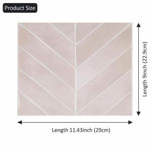NOBLEE PVC Miếng dán gạch Tự dính In 2D Phim dán sàn Bền bỉ Chống dầu Lớp phủ bề  Dành cho nhà bếp