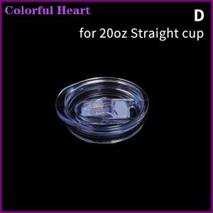 Colorful Heart ฝาขวดพลาสติกขนาด20 30ออนซ์ฝาครอบขวดปิดผนึกกันน้ำกระเด็นฝาครอบถ้วยสำหรับ OZARK Trail artic CUP Accessories